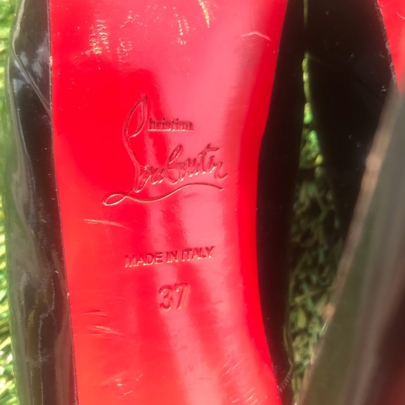 Women’s Christian Louboutin Bianca Platforms sz 7 - Picture 7 of 7